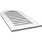 Ekena Millwork Round Top Surface Mount PVC Gable Vent: Non-Functional, w/ 3-1/2"W x 1"P Standard Frame, 18"W x 38"H GVPRT18X3801SN - alternate 5